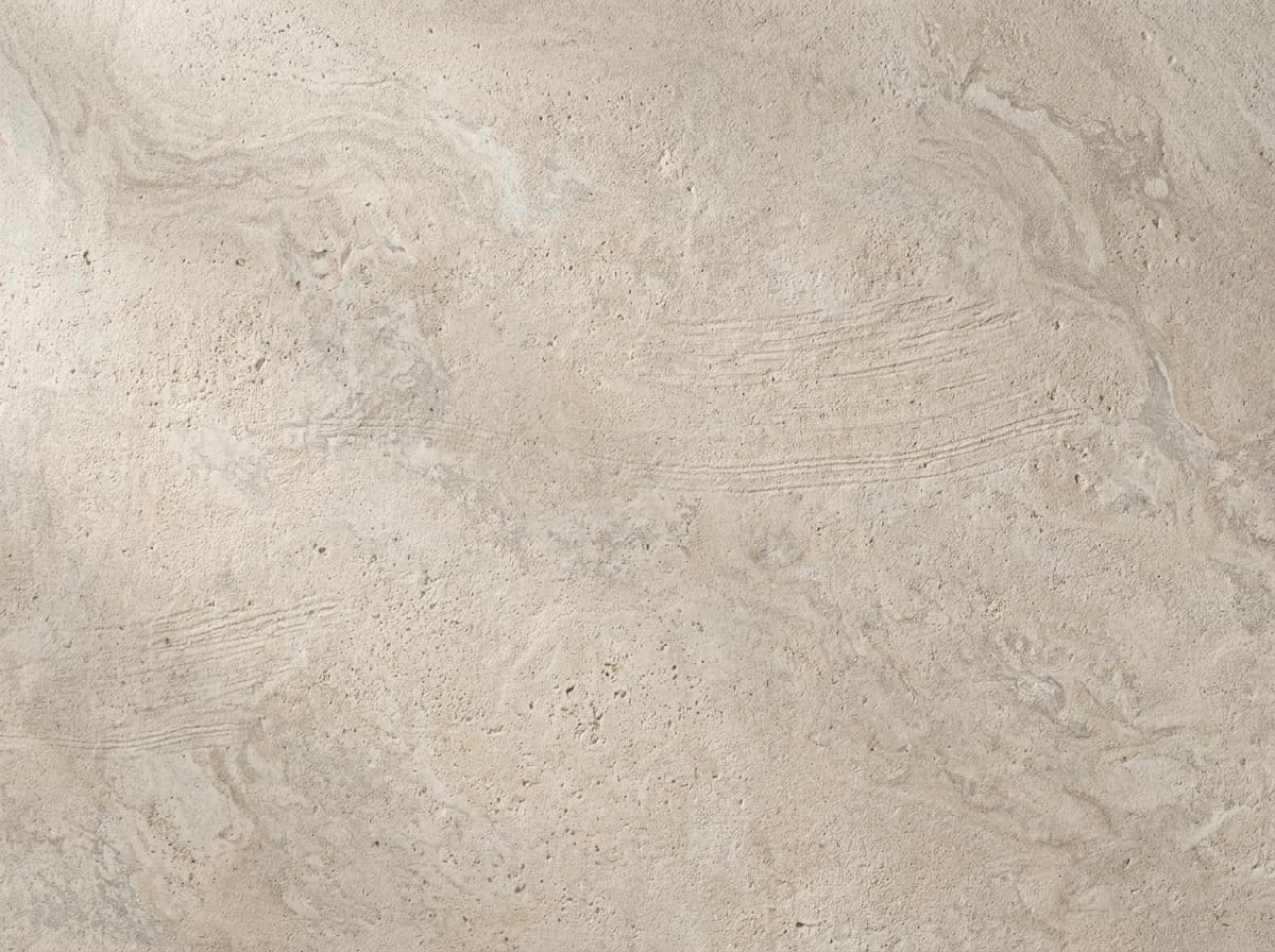 Travertino — amostra do acabamento